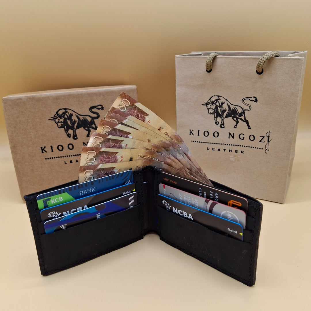 Kioo Ngozi Leather Bifold Wallets