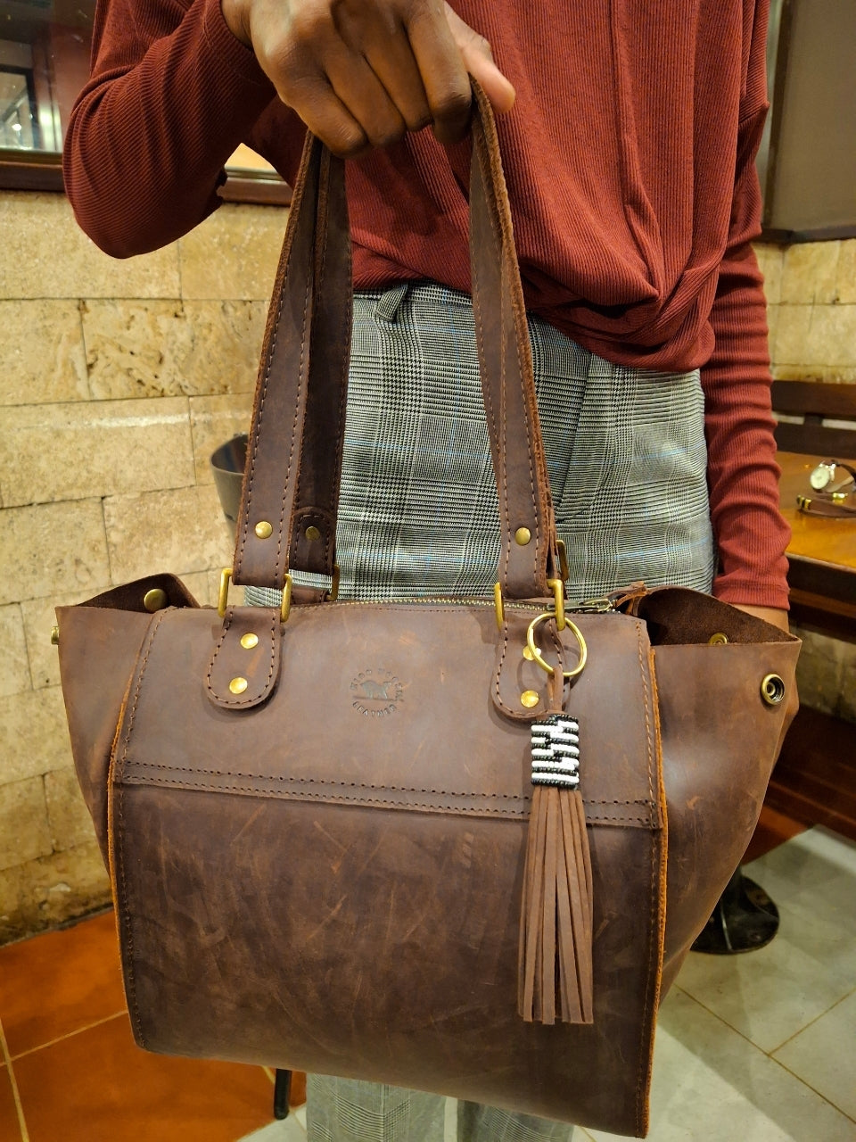 Malkia Triluxe 3-in-1 Leather Handbag π