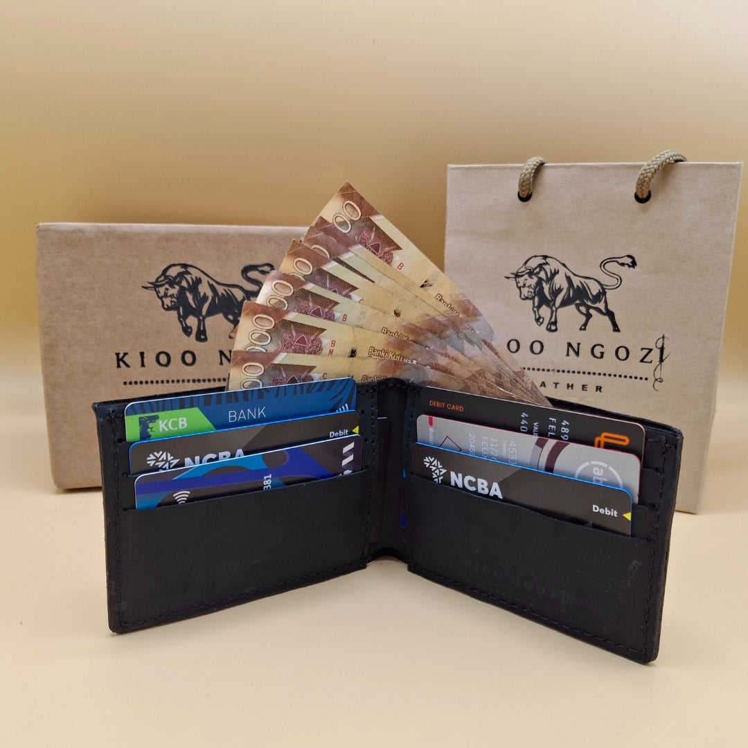 Kioo Ngozi Leather Bifold Wallets