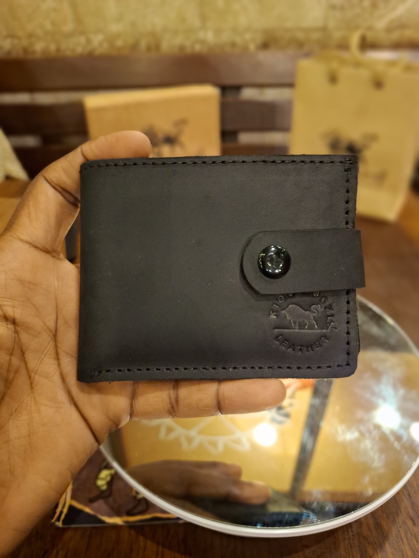 Kioo Ngozi Leather Bifold Wallets