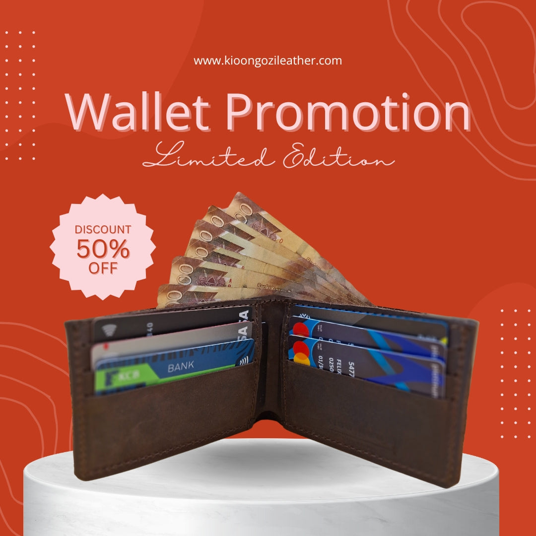 Kioo Ngozi Leather Bifold Wallets