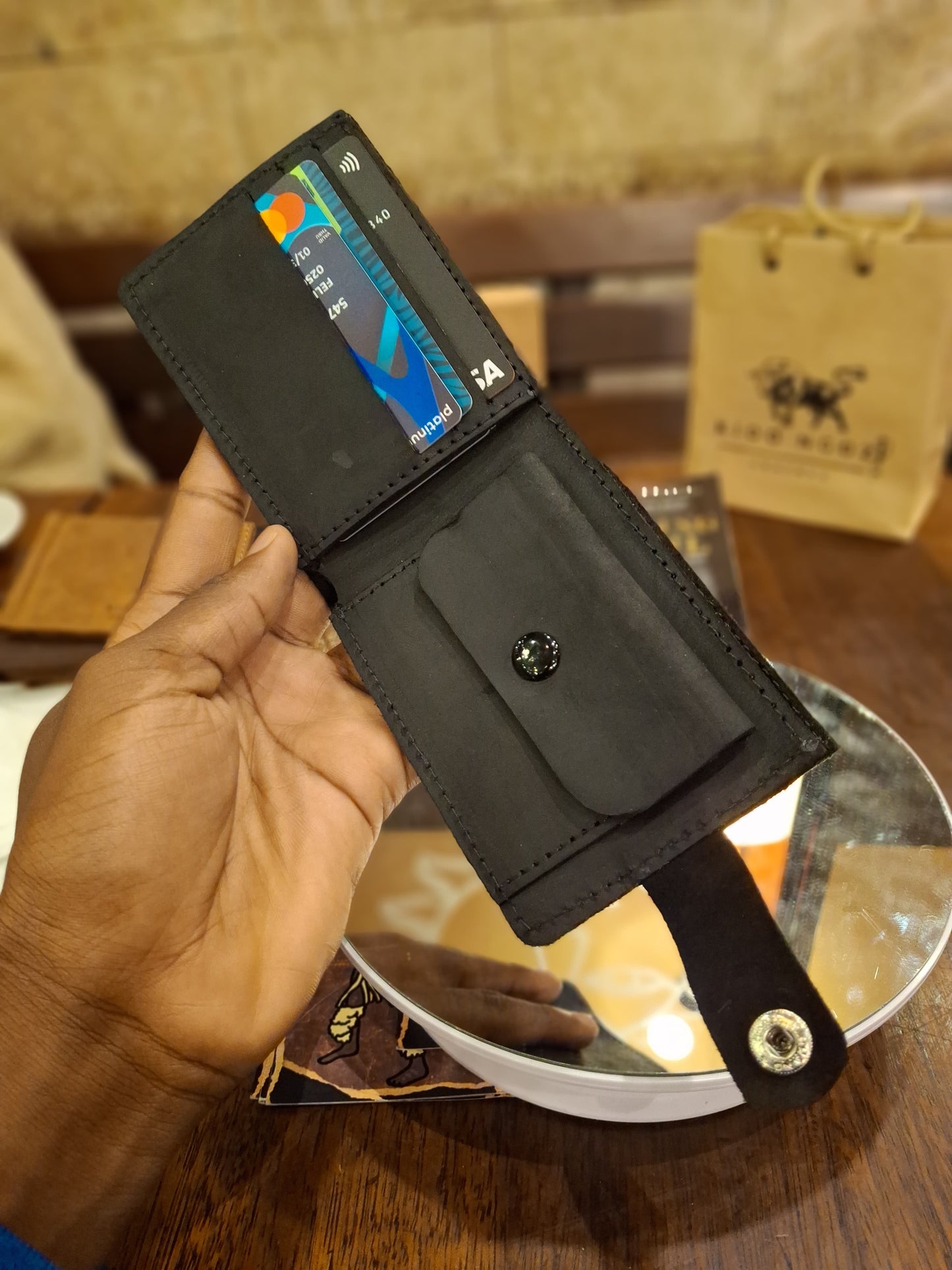 Kioo Ngozi Leather Bifold Wallets