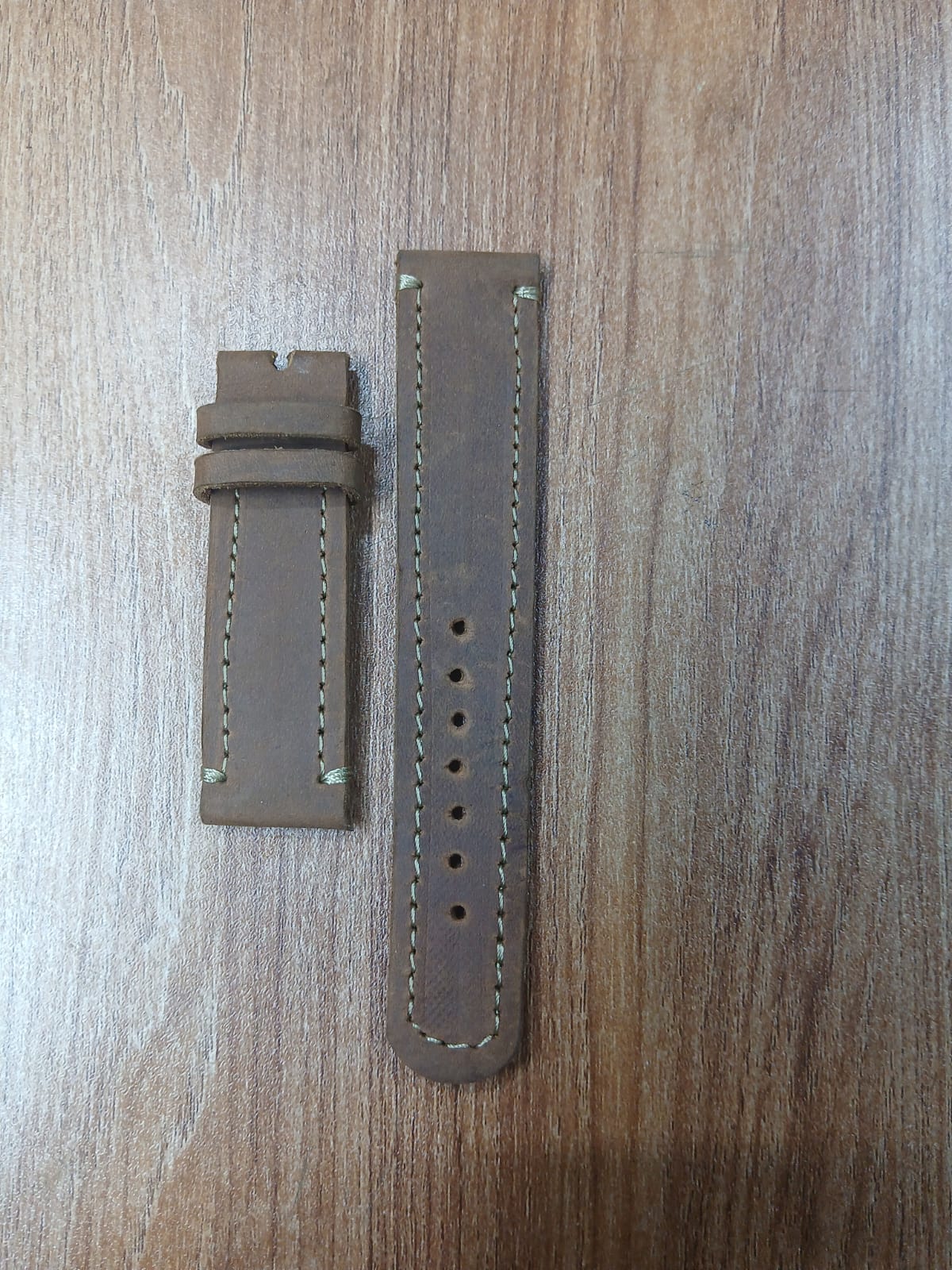 Handcrafted Full Grain Leather Watch Strap – Classic, Durable & Stylish Replacement Band (Black, Brown, Dark Brown Options)