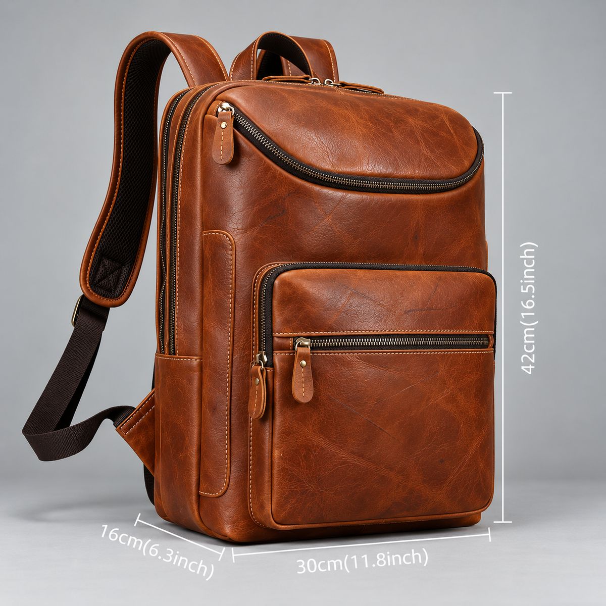Kioo Ngozi Leather – The Kiongozi Apex Backpack