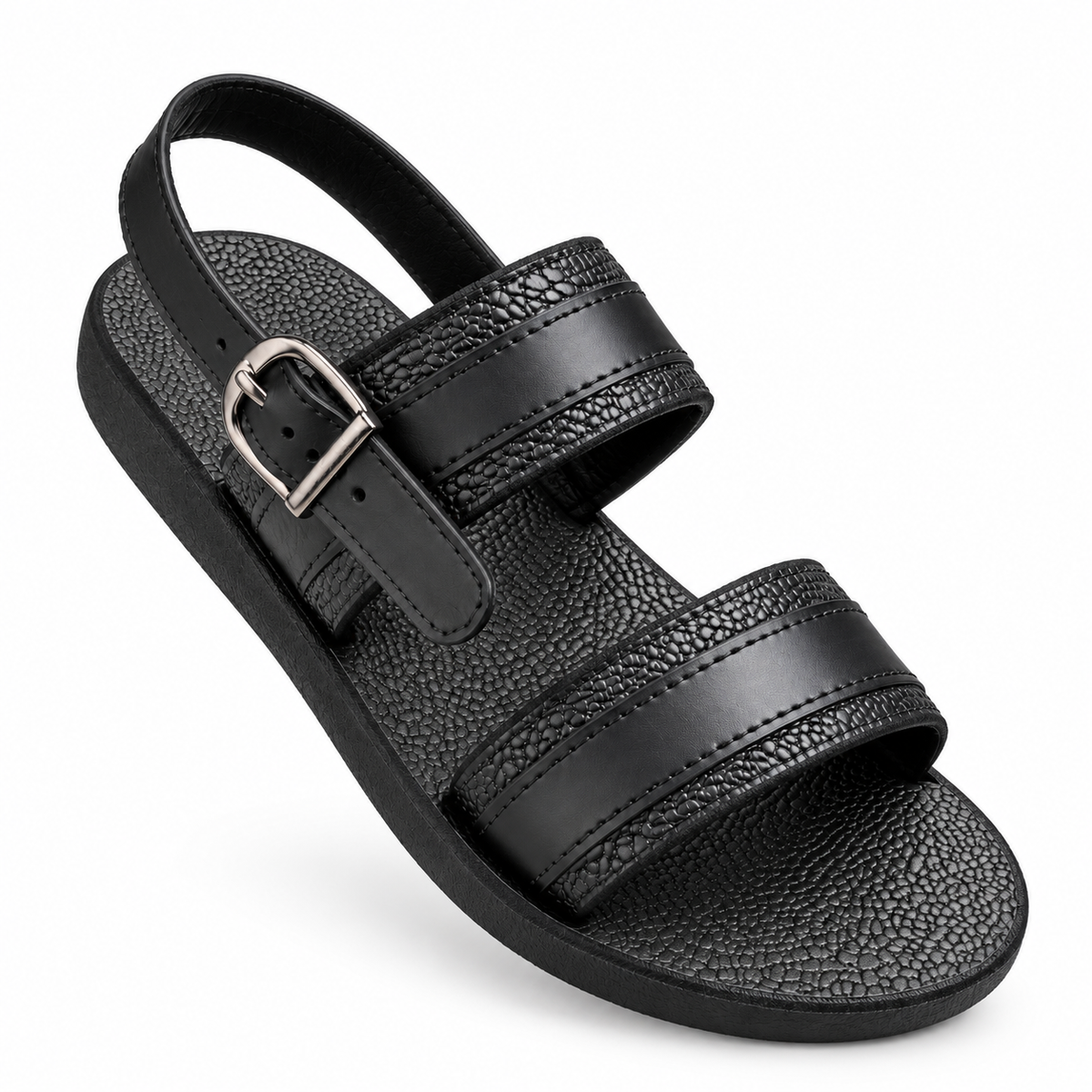 MSIMAMO Classic Strapped Leather Sandal