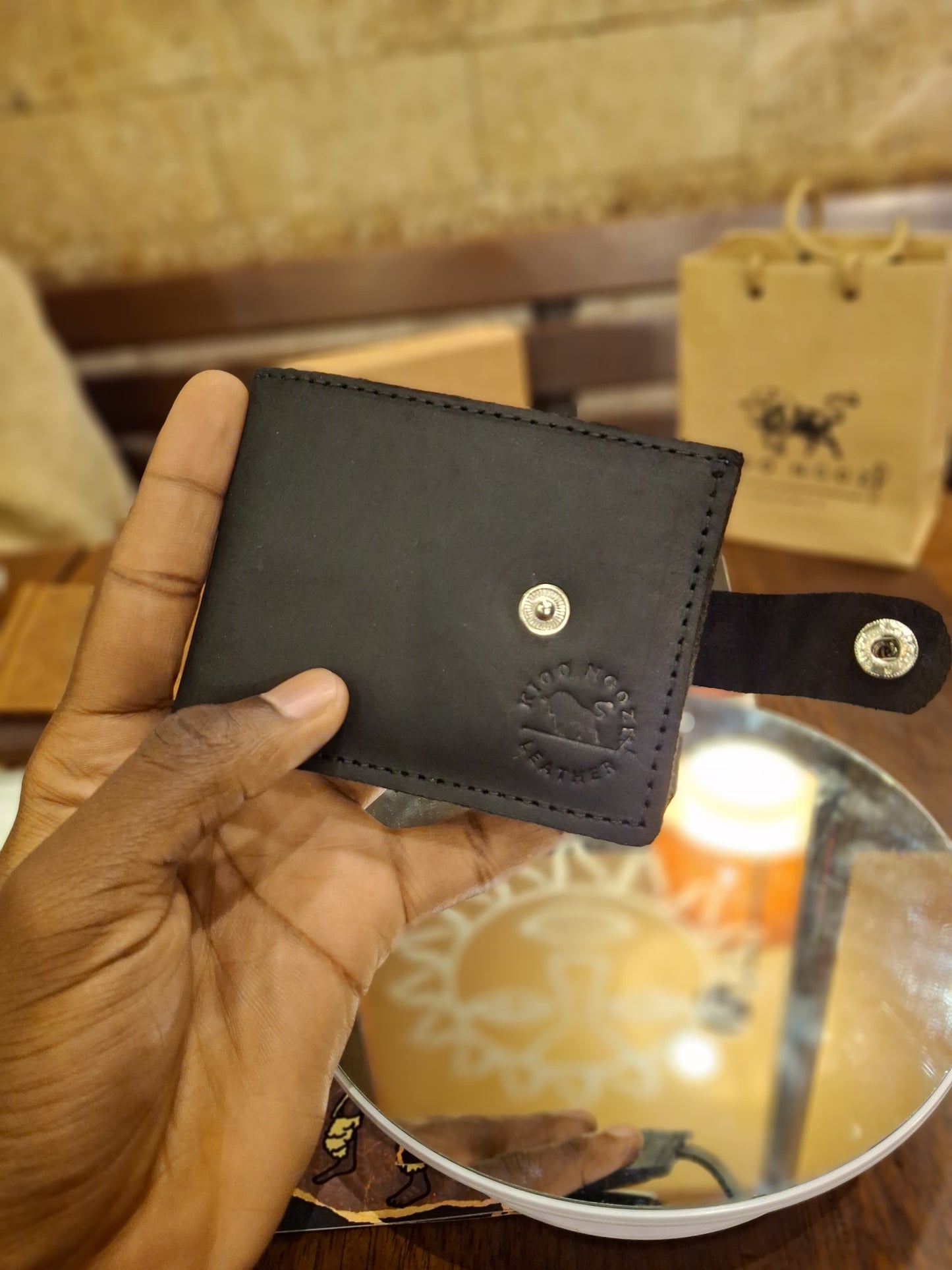 Kioo Ngozi Leather Bifold Wallets