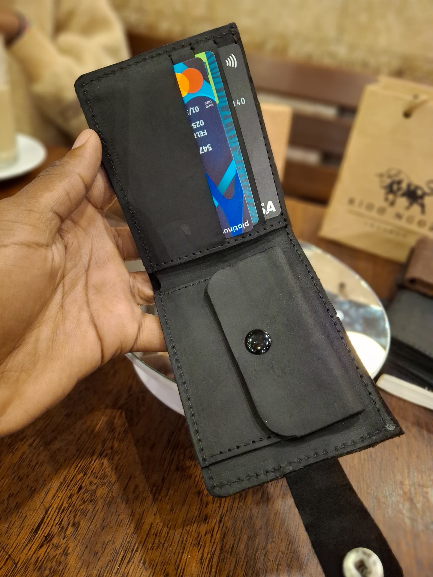 Kioo Ngozi Leather Bifold Wallets
