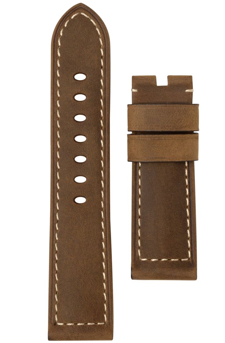 Handcrafted Full Grain Leather Watch Strap – Classic, Durable & Stylish Replacement Band (Black, Brown, Dark Brown Options)