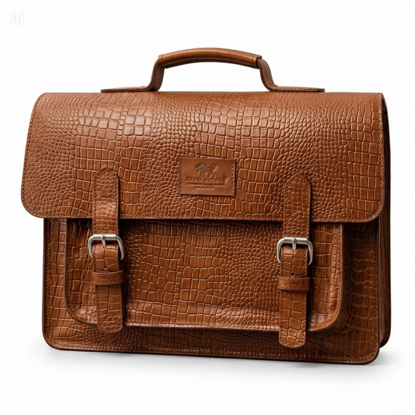 The Balozi Croc Executive Briefcase — Command Respect. Carry Power.