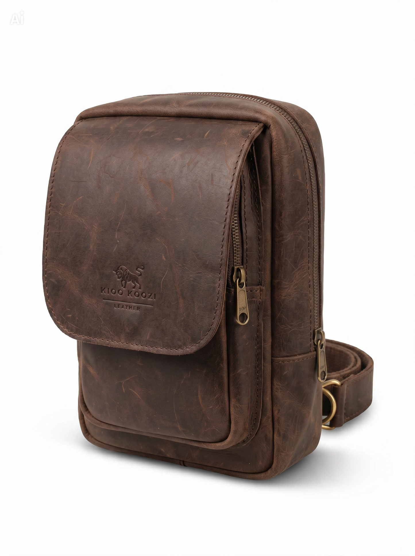 MJASIRI The Heritage Leather Crossbody Bag