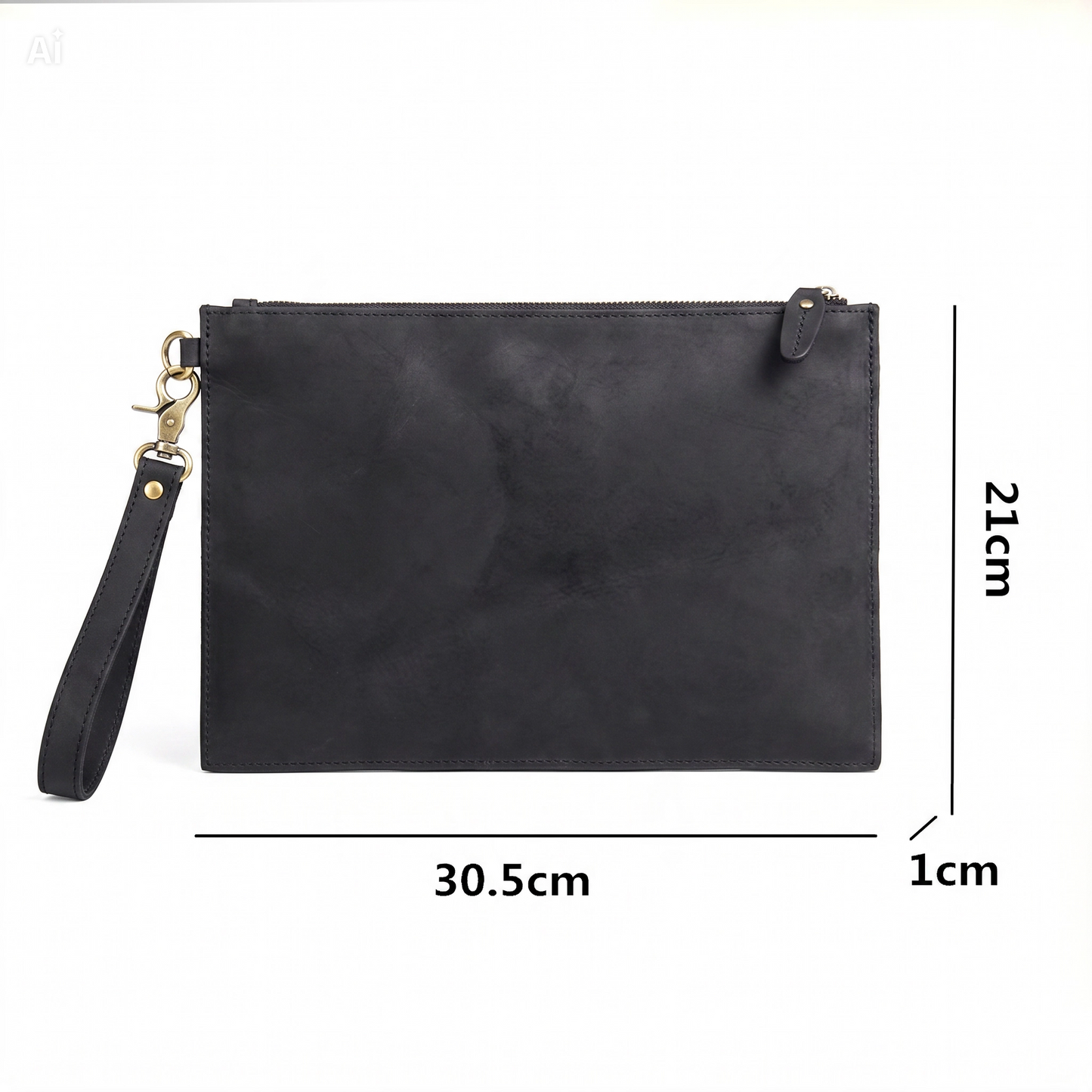 HIFADHI The Heritage Leather Portfolio Clutch