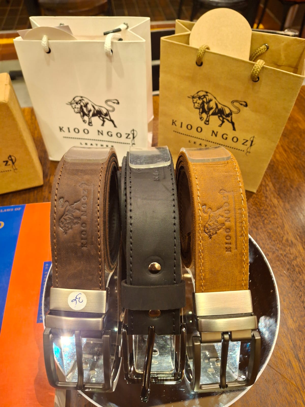 Kioo Ngozi Leather Full Grain Leather Belts