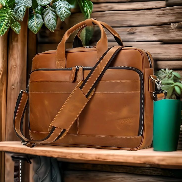HODARI The Executive Leather Briefcase