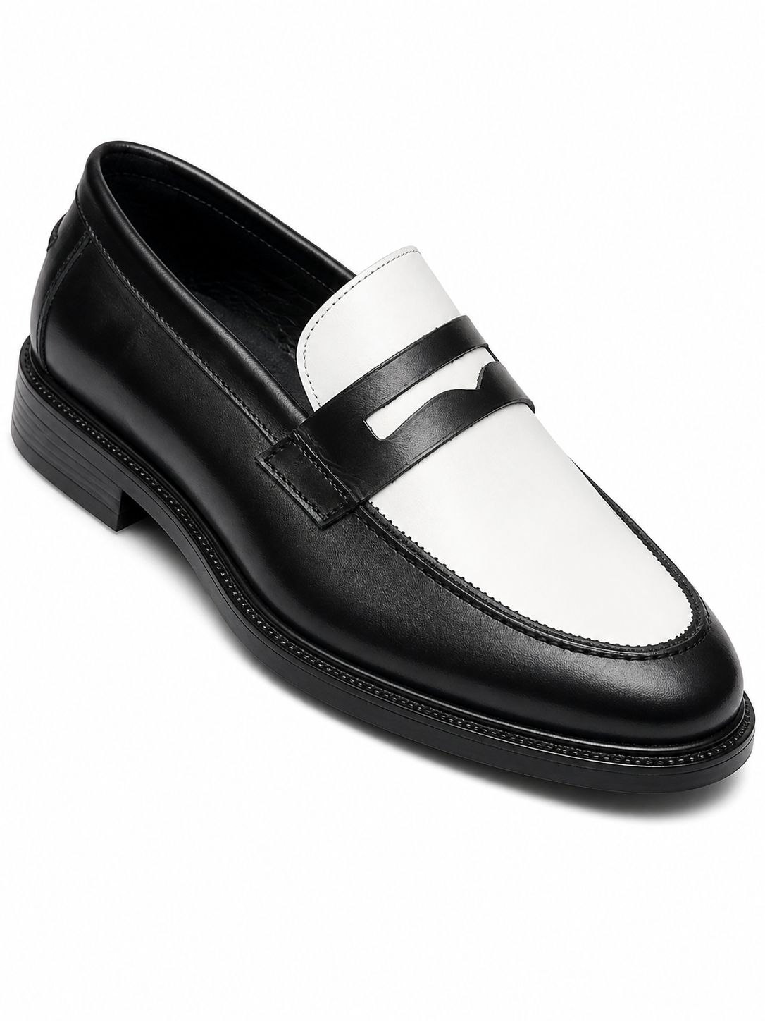 The Prezo Loafer — Bold Contrast. Effortless Presence.