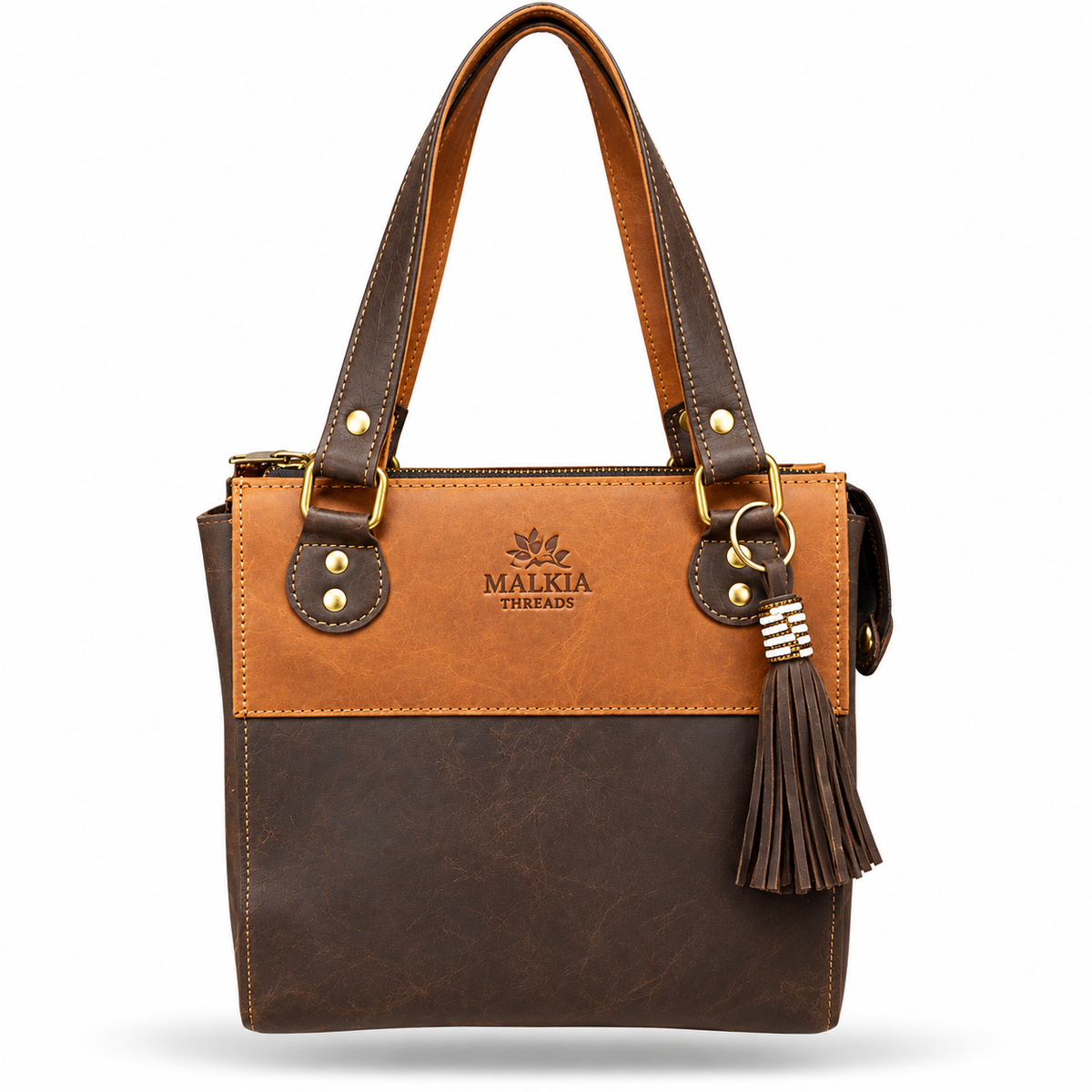 Kioo Ngozi Leather – The Malkia Triluxe Tote Bag (Full-Grain Leather Edition)