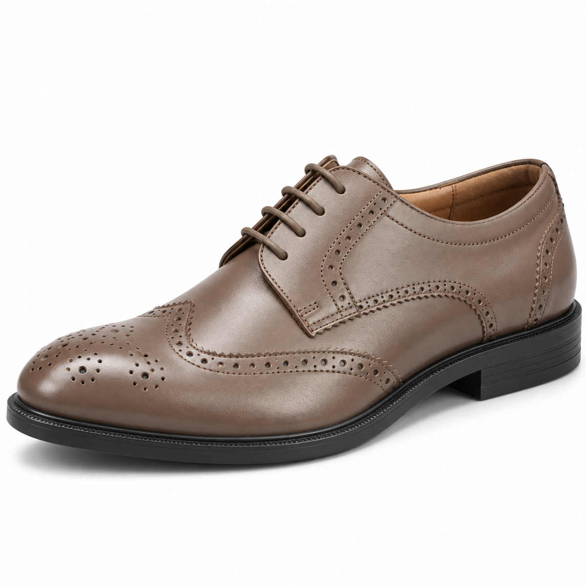 The Afisa Cap-Toe- Timber sole Brogue — Precision. Authority. Control.