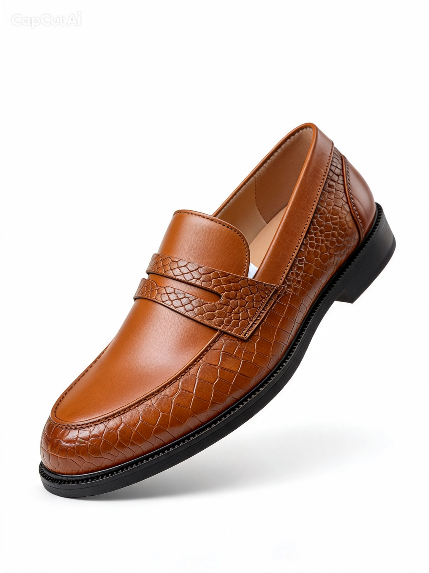 TAJI The Prestige Croc Leather Loafer