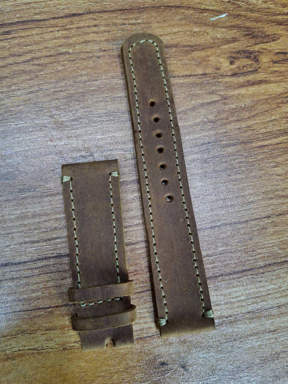 Handcrafted Full Grain Leather Watch Strap – Classic, Durable & Stylish Replacement Band (Black, Brown, Dark Brown Options)