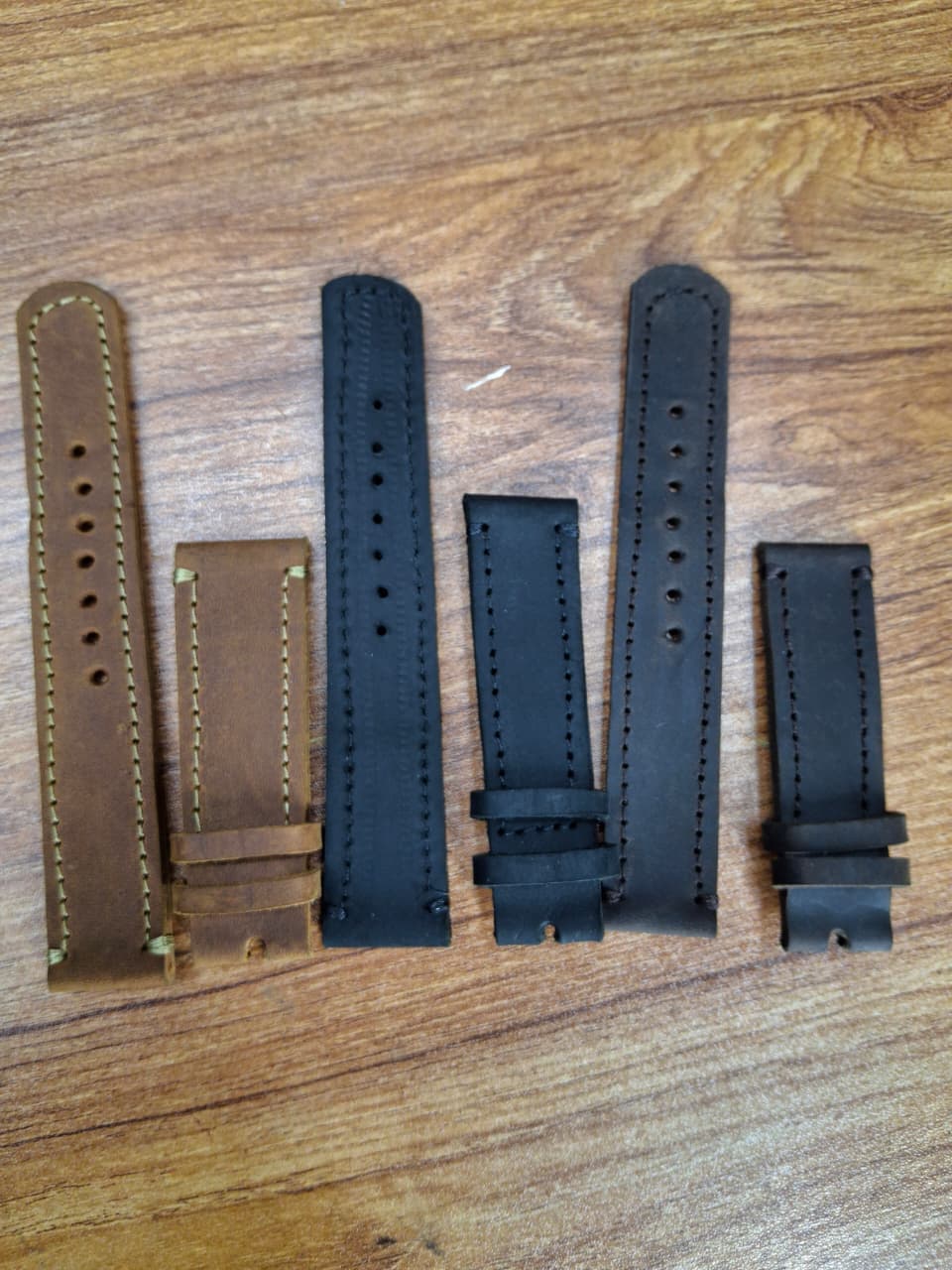 Handcrafted Full Grain Leather Watch Strap – Classic, Durable & Stylish Replacement Band (Black, Brown, Dark Brown Options)