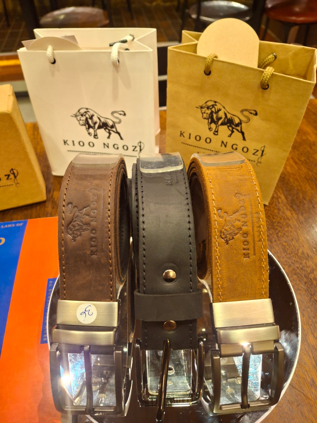 Kioo Ngozi Leather Full Grain Leather Belts