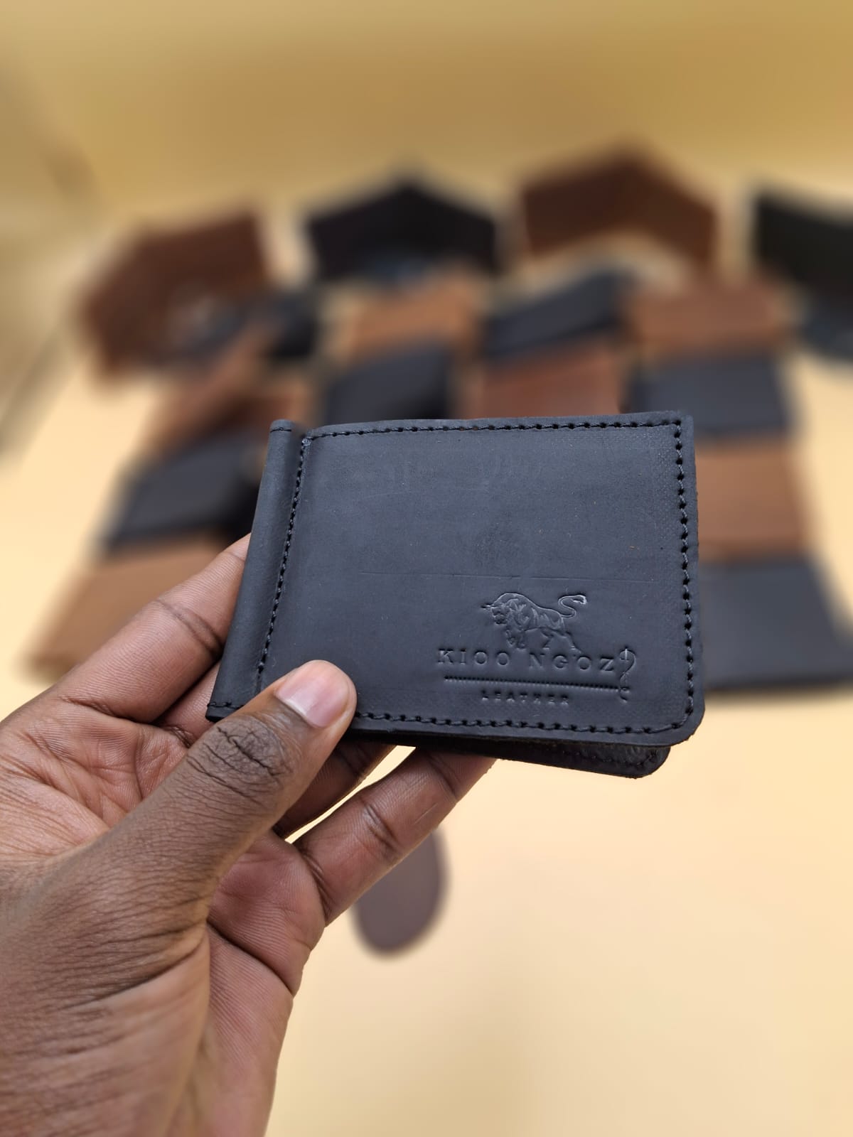 Kioo Ngozi Leather Bifold Wallets