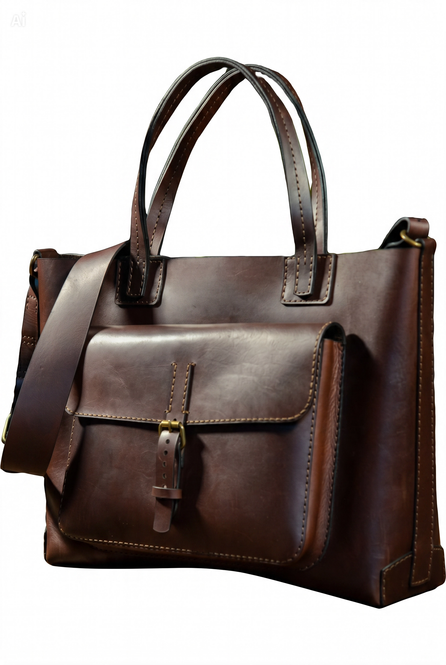 TULIA The Heritage Leather Carryall Tote