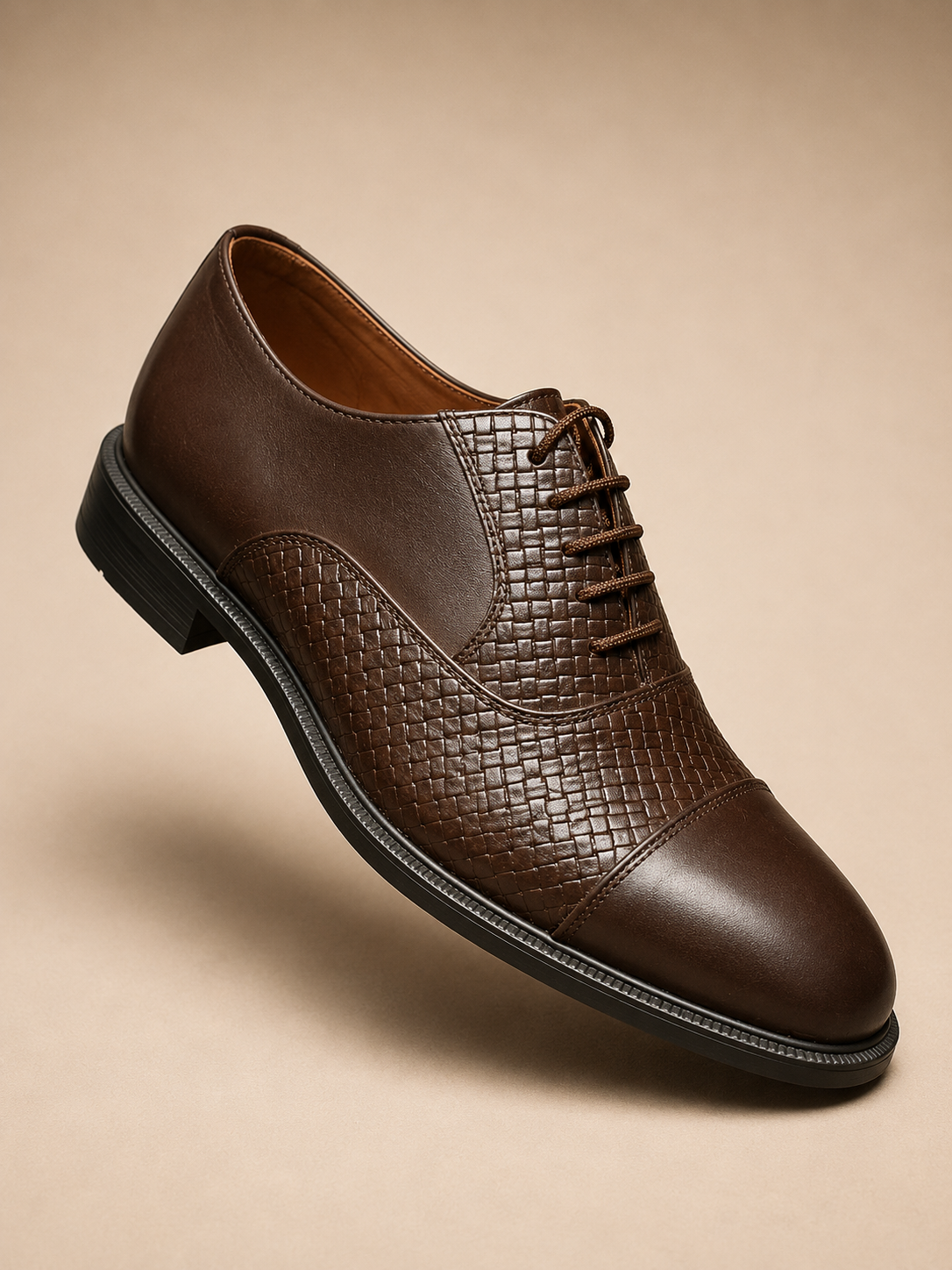 The Baraka Noir Oxford — Woven Prestige Edition