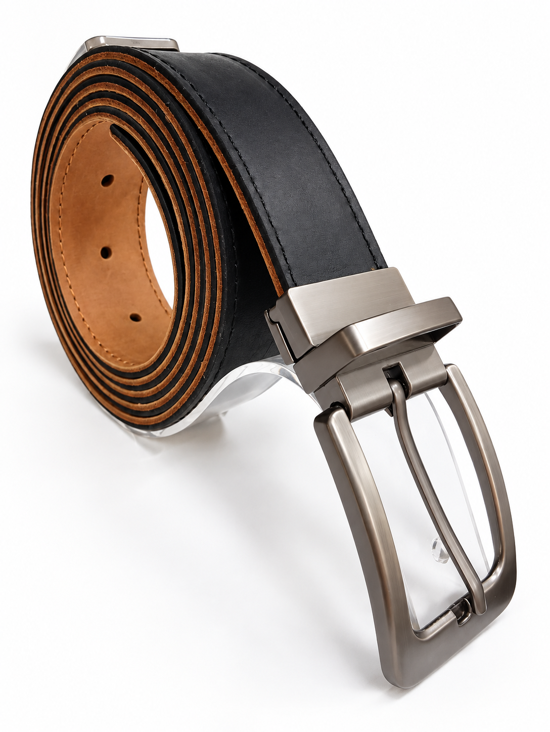The Kiongozi Belt - Perfect Gift for Him — Premium Full Grain Leather Belt.