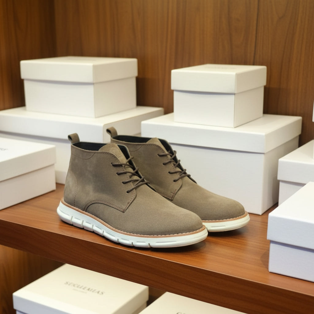 Kioo Ngozi Leather – The Kiongozi Urban Suade Chukka Boots