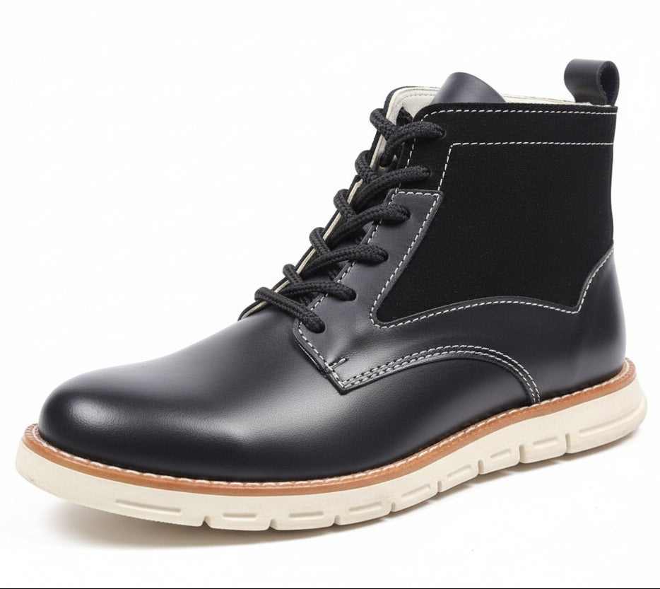 Kioo Ngozi Leather – The Kiongozi Apex Boot (Black Edition)