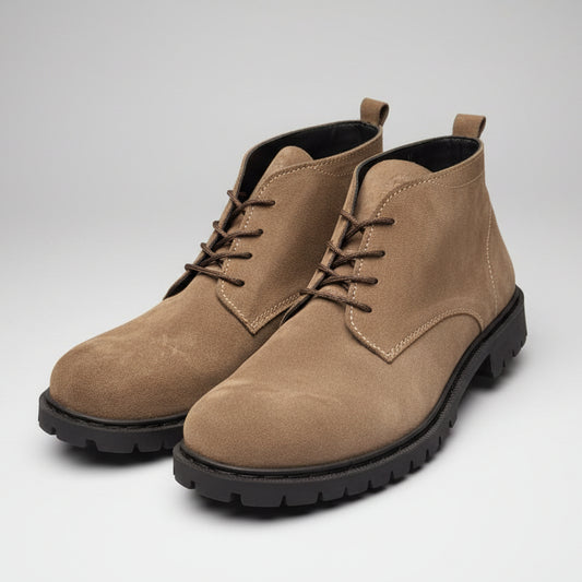 Kioo Ngozi Leather – The Kiongozi Terrain Suade Chukka Boots.