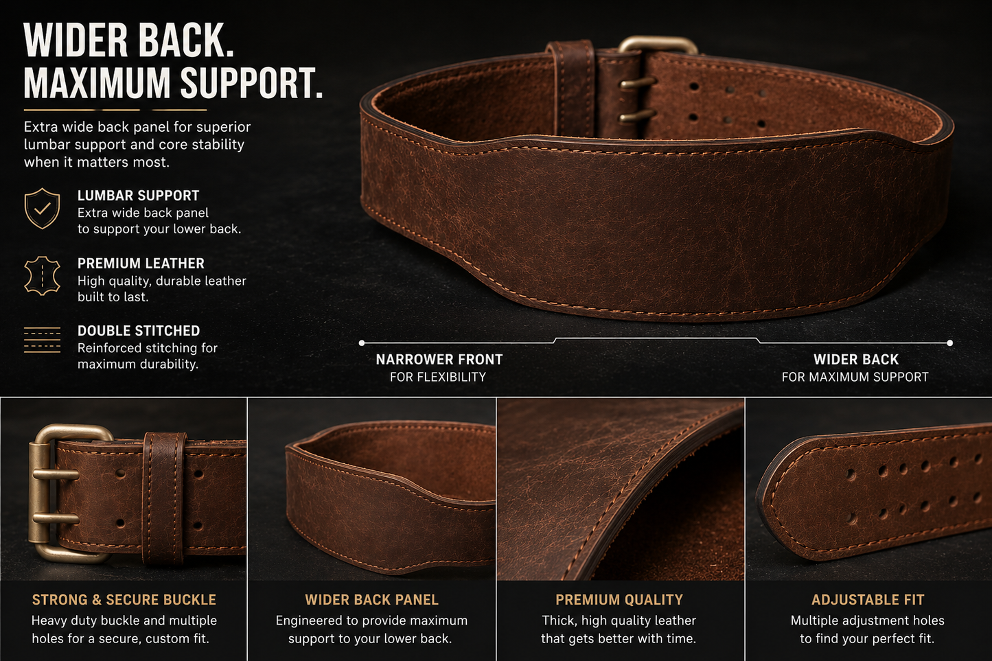 The Fahali Strength Gym  Belt — Heavy Lift Edition