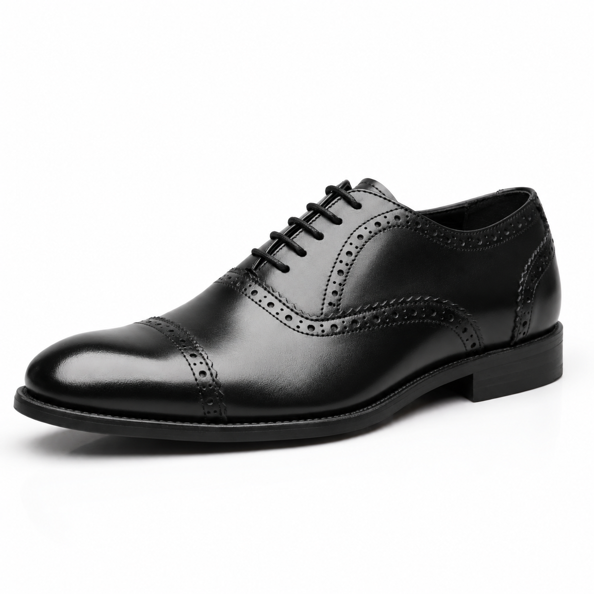 The Afisa Cap-Toe- Timber sole Brogue — Precision. Authority. Control.