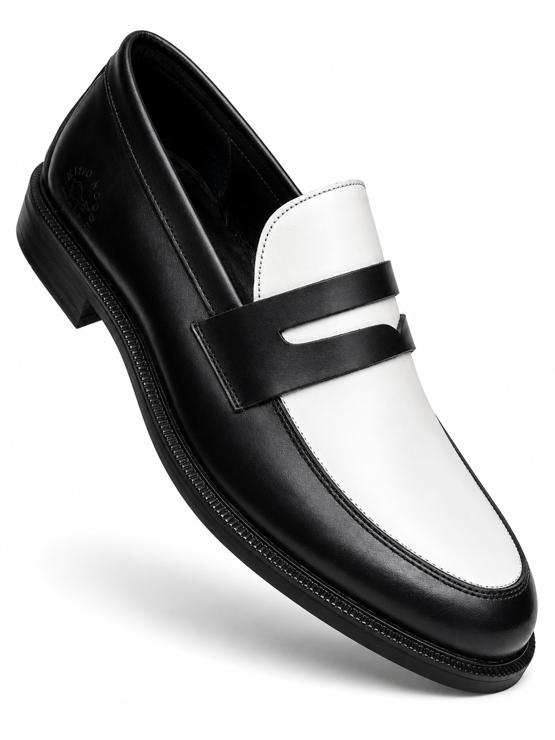 The Pendo Monochrome Loafer — Bold Contrast. Effortless Presence.