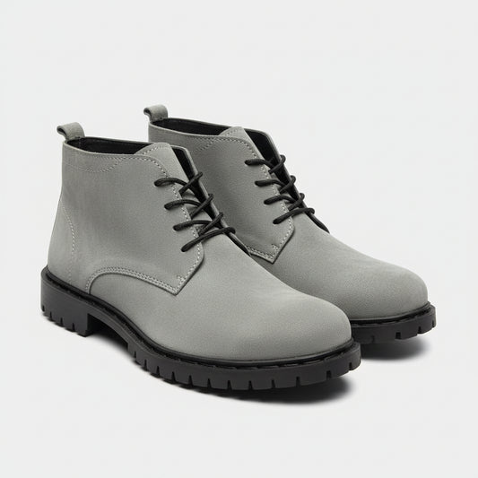 Kioo Ngozi Leather – The Kiongozi Terrain Suade Chukka Boots.