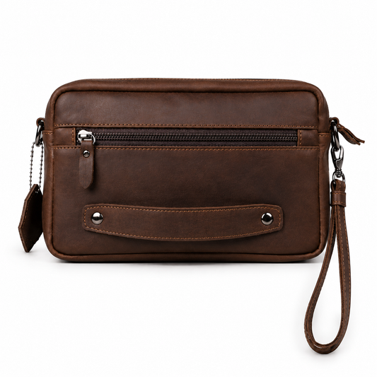 HAZINA The Executive Leather Travel Clutch