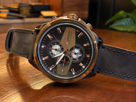 The Kiongozi Executive Chronograph Premium Leather Edition