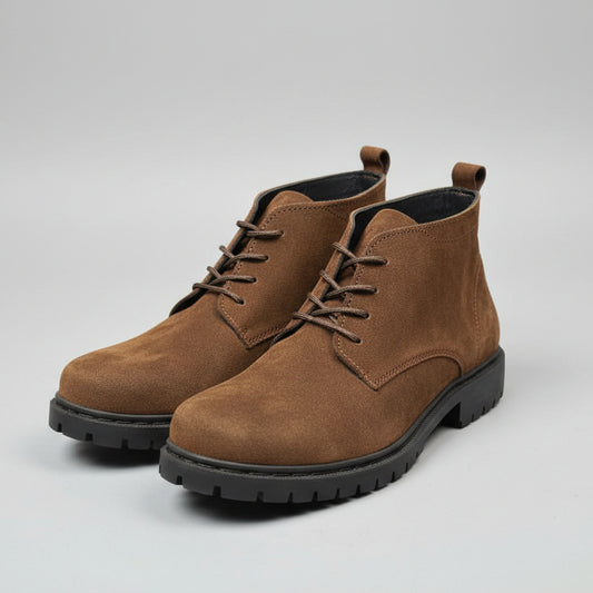Kioo Ngozi Leather – The Kiongozi Terrain Suade Chukka Boots.