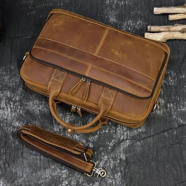HODARI The Executive Leather Briefcase