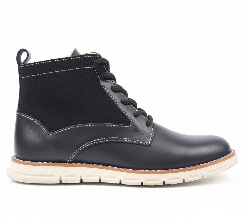 Kioo Ngozi Leather – The Kiongozi Apex Boot (Black Edition)