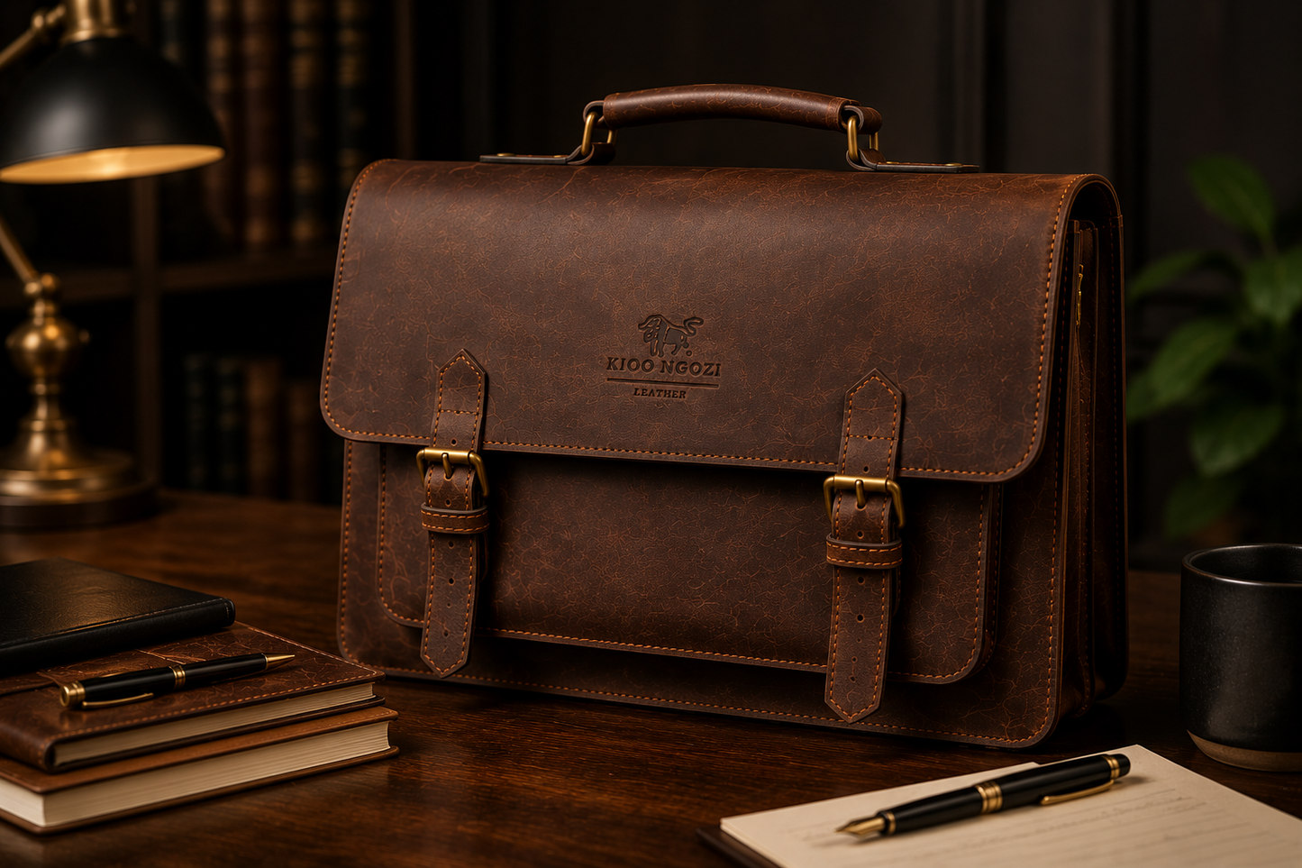 The Balozi Executive Briefcase — Built For Serious Business.