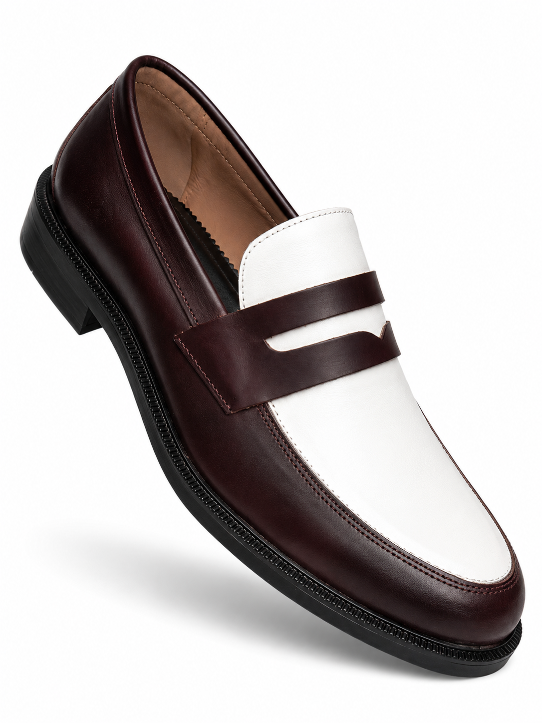 The Pendo Monochrome Loafer — Bold Contrast. Effortless Presence.