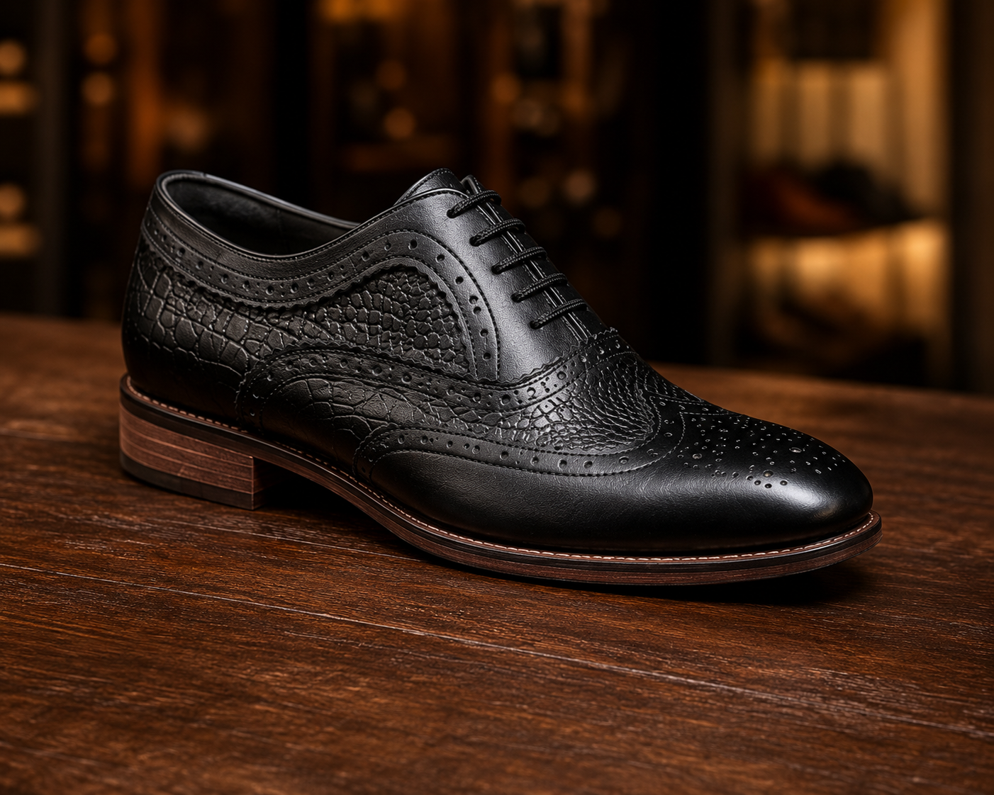 HESHIMA The Executive Wingtip Oxford