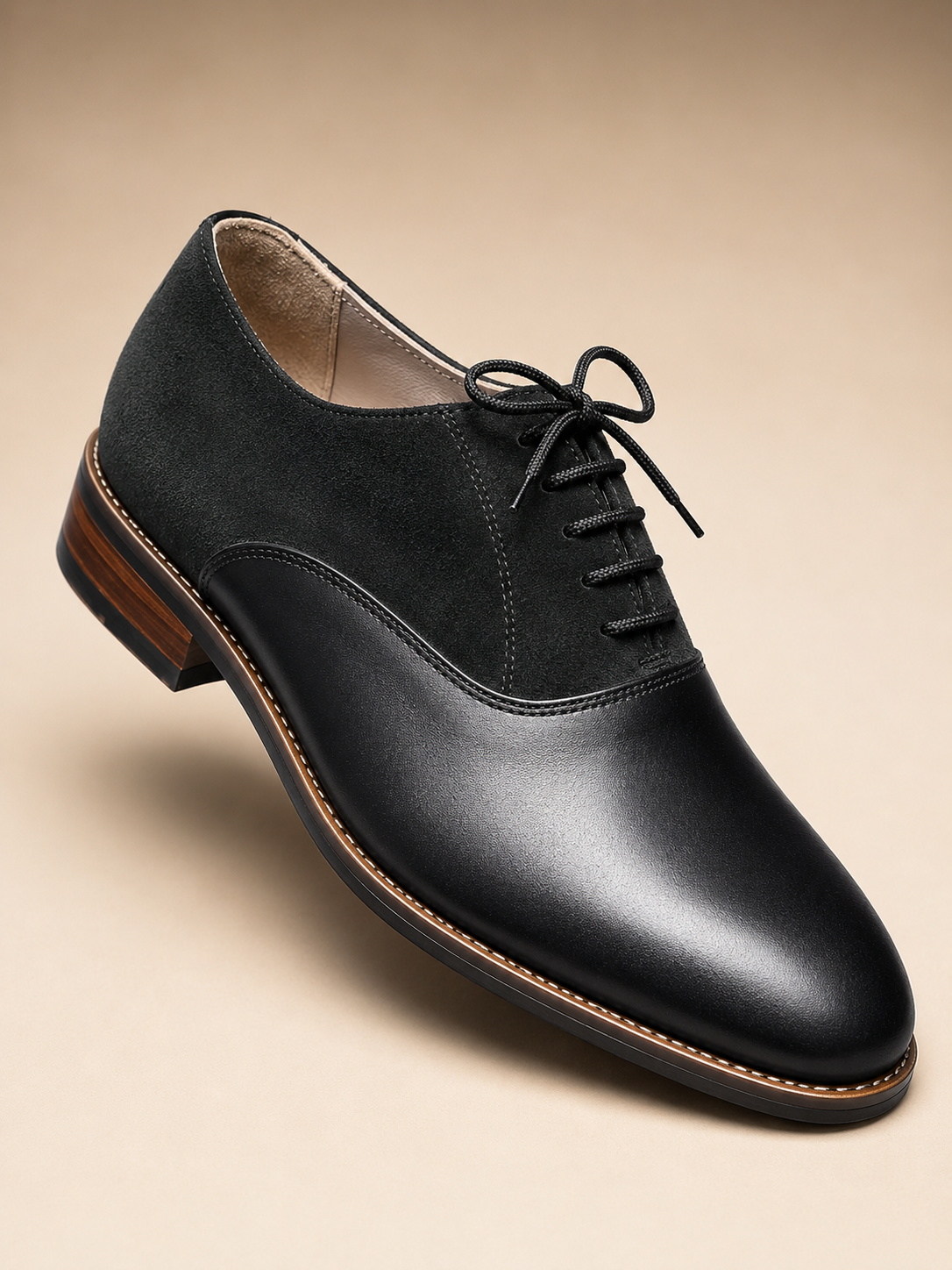 The Fahali Two-Tone Oxford — Quiet Power. Refined Contrast.