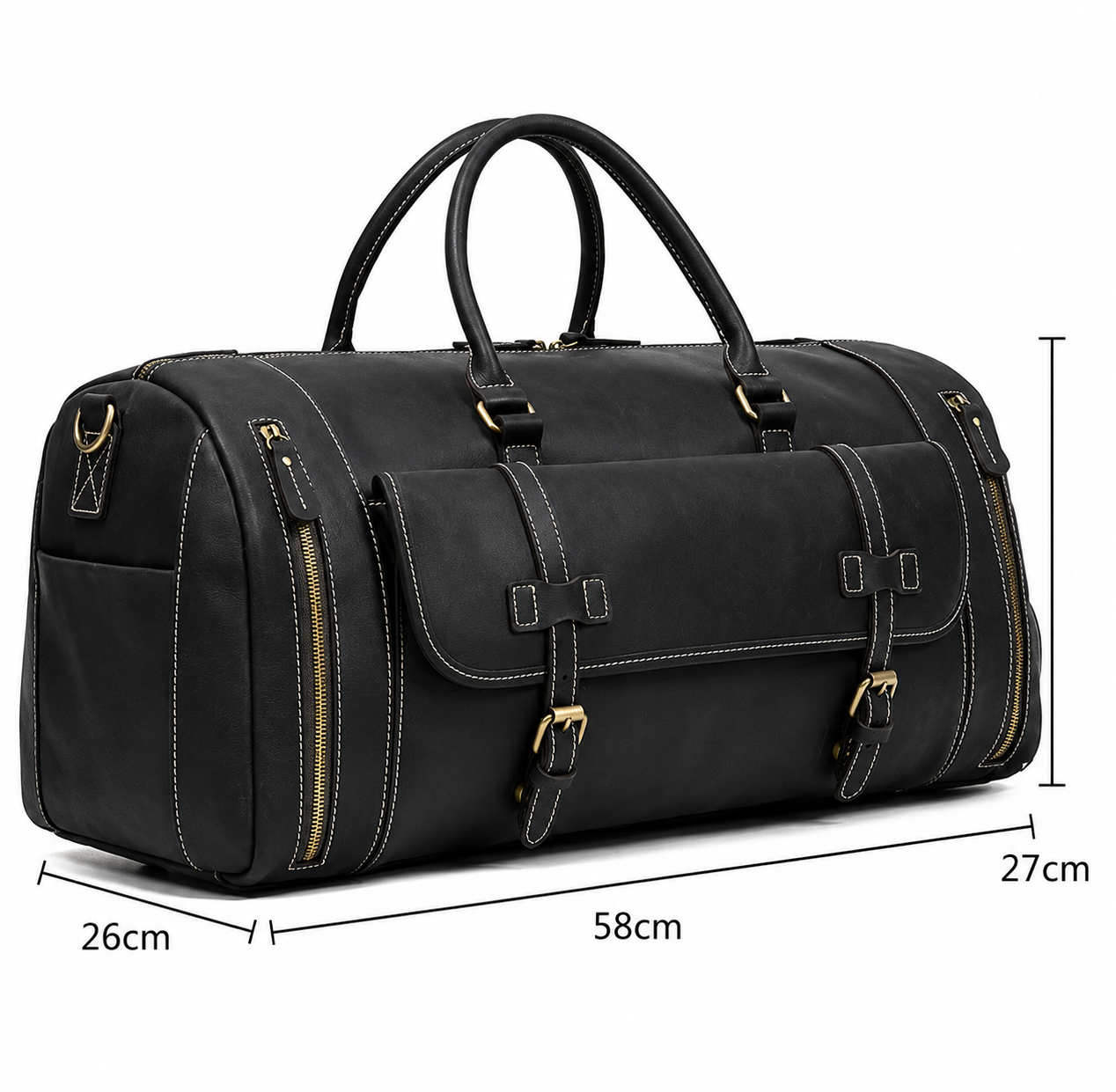 SAFIRI The Expedition Leather Weekender