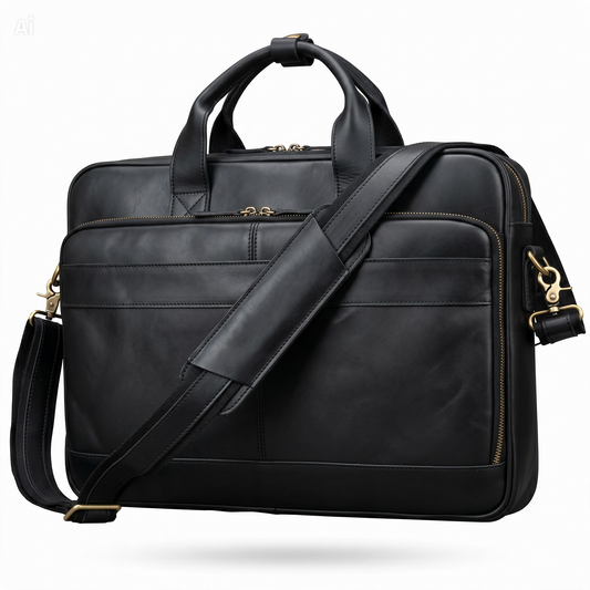 HODARI The Executive Leather Briefcase