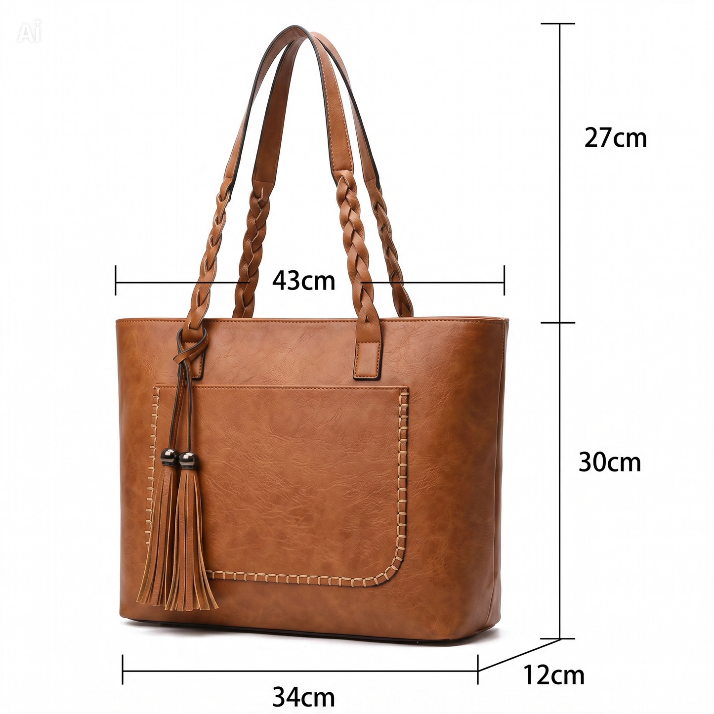 ZURI The Elegant Everyday Leather Tote