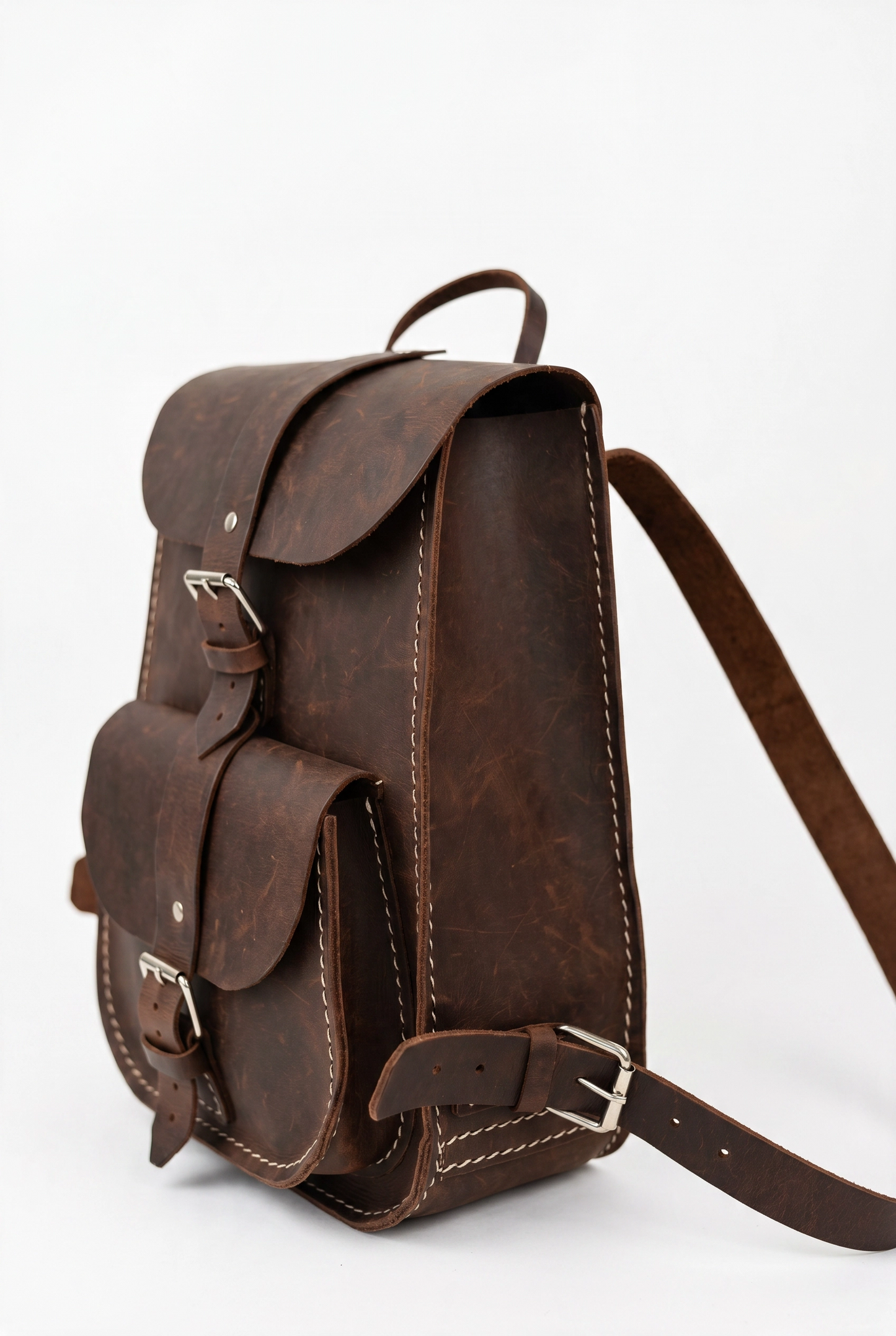 SAFIRI The Heritage Leather Backpack