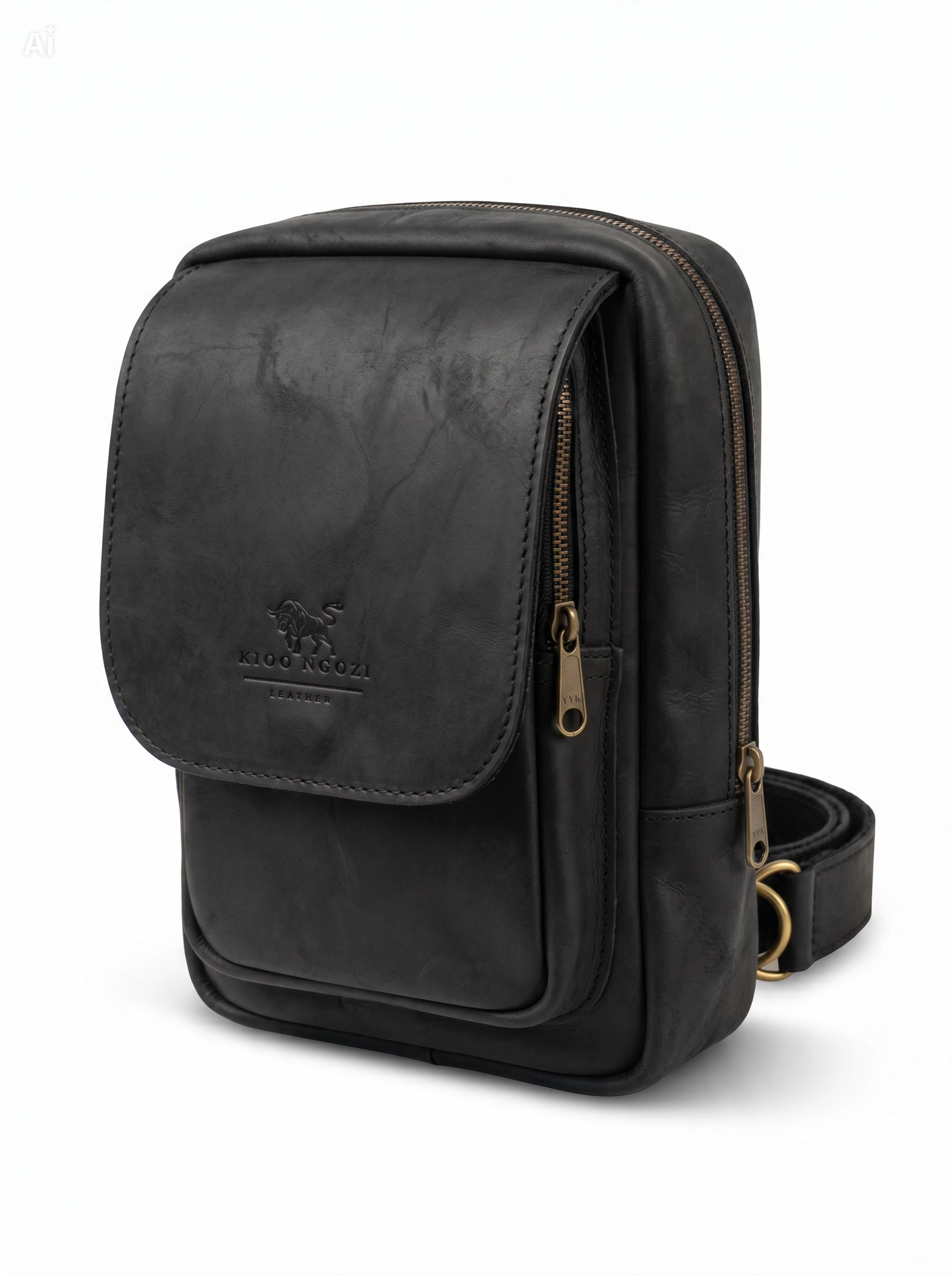 MJASIRI The Heritage Leather Crossbody Bag