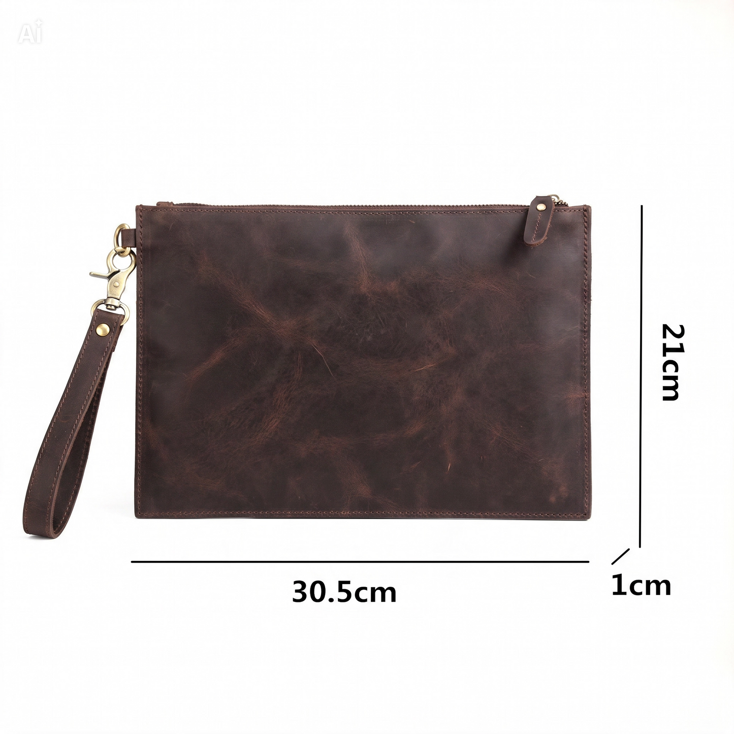 HIFADHI The Heritage Leather Portfolio Clutch